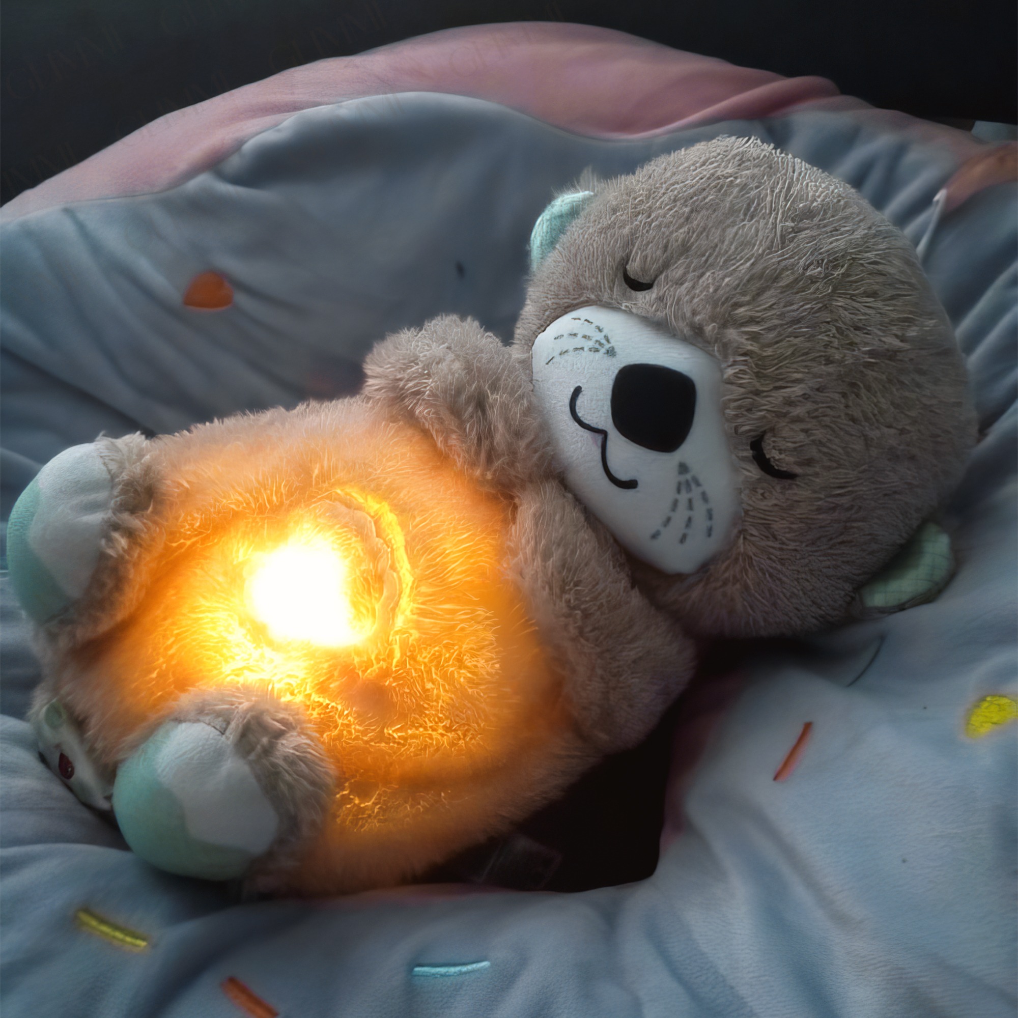 Breathing Teddy Plush Toy